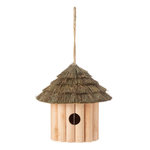 Paris Prix Nichoir Suspendu en Bois  Welcome  25cm Naturel