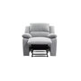 Voir la diapositive 6 : Fauteuil relax manuel HELENE 1 place tissu gris clair