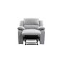 Voir la diapositive 6 : Fauteuil relax manuel HELENE 1 place tissu gris clair