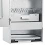 Voir la diapositive 4 : VIDAXL Fumoir a four a barbecue avec table acier galvanise