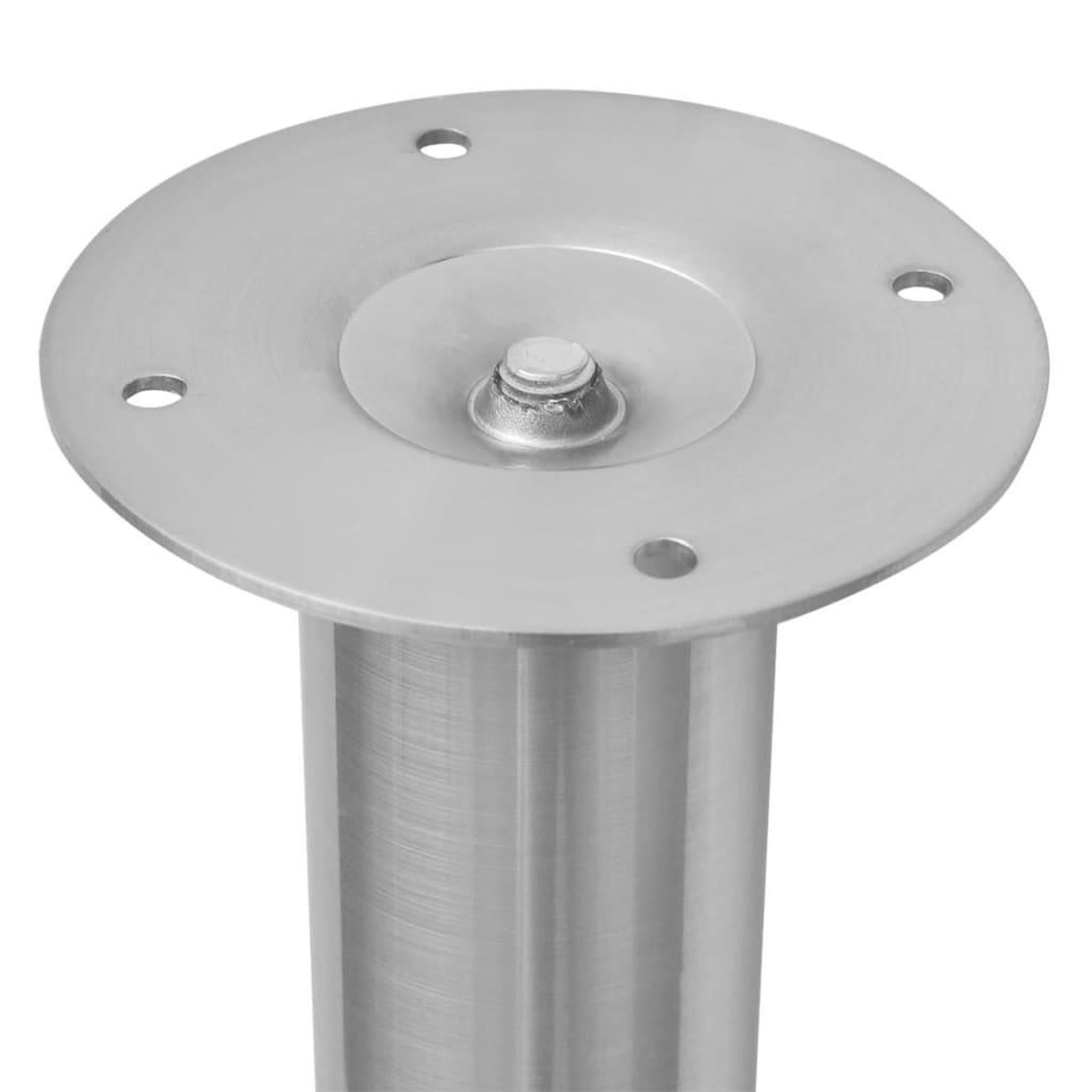 Voir la diapositive 3 : VIDAXL Pieds de table telescopiques Nickel brosse  710 mm - 1100 mm