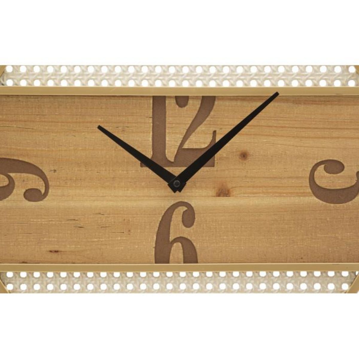 Paris Prix Horloge Murale Cannage  Fuji  50cm Naturel