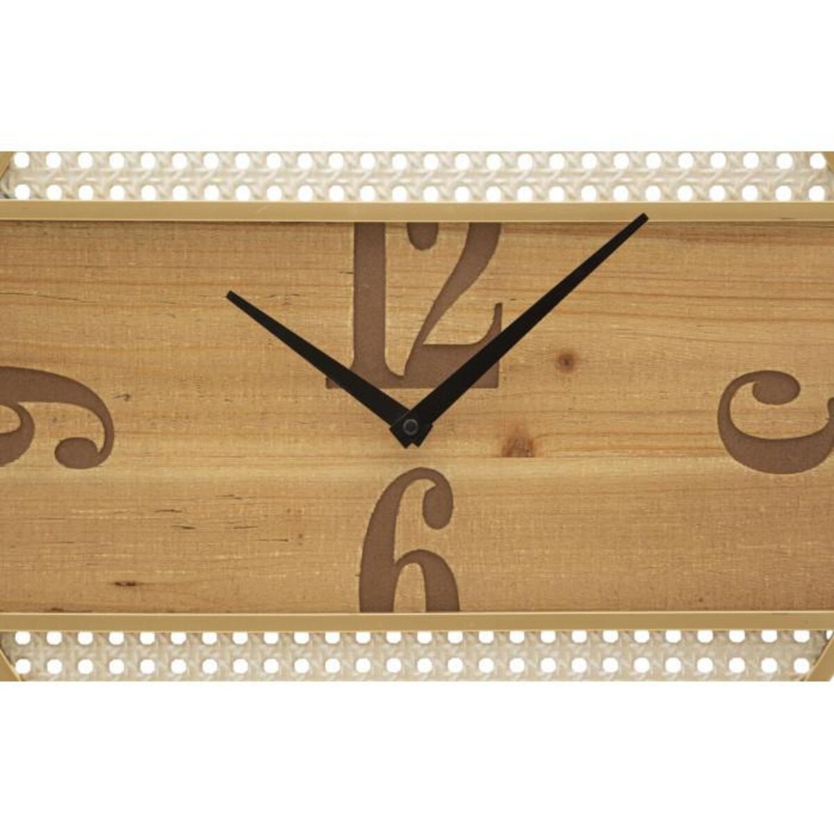 Paris Prix Horloge Murale Cannage  Fuji  50cm Naturel