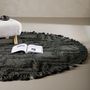 Voir la diapositive 3 : Paris Prix Tapis Rond Design  Hilma  200cm Gris Foncé