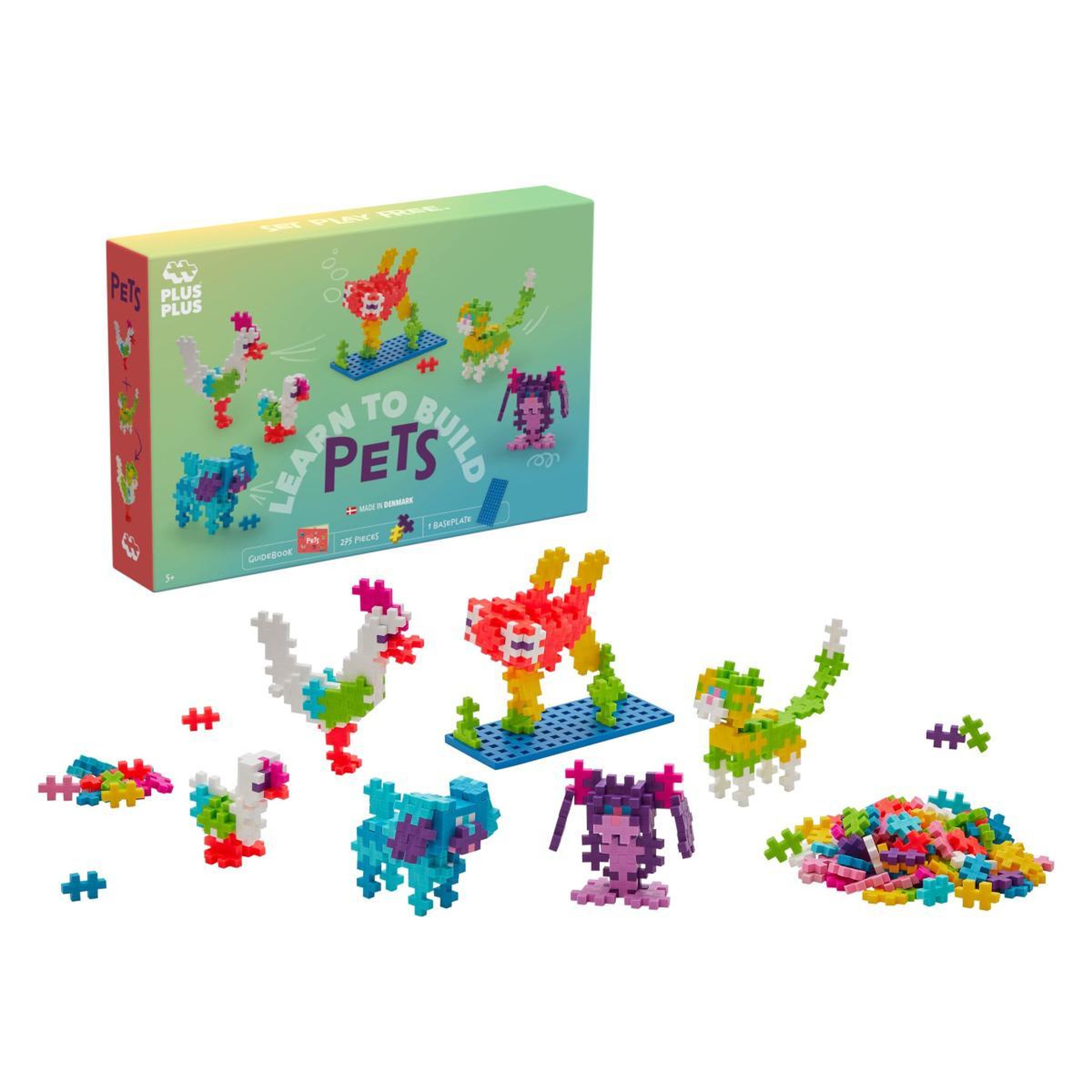 PlusPlus PlusPlus ++ - Kit Découverte des Animaux - 275 Pièces pour Créativité Illimitée