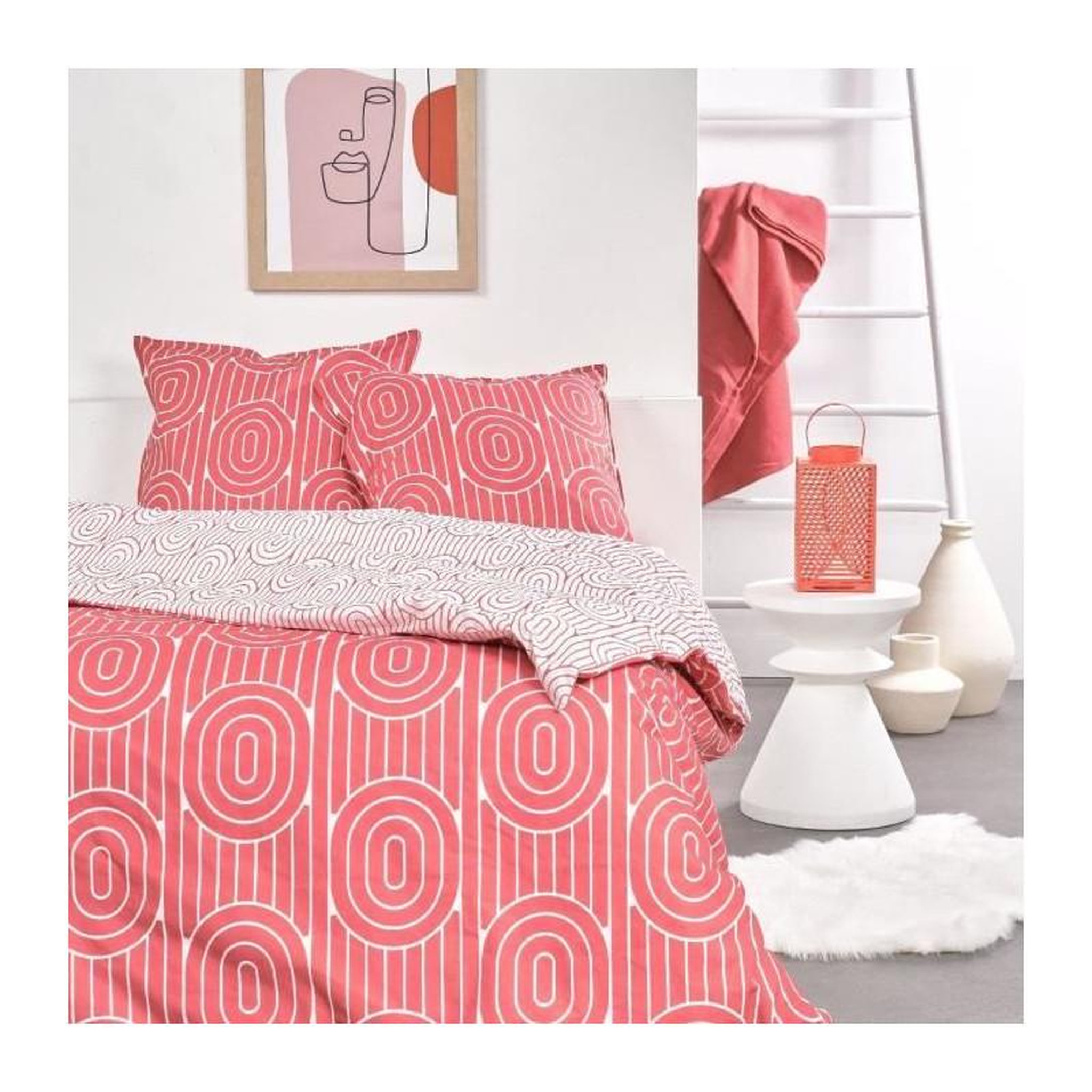 Today Parure de lit - TODAY - Sunshine - 119498 - 2 personnes - 260x240cm - Coton - Imprimé 11.60