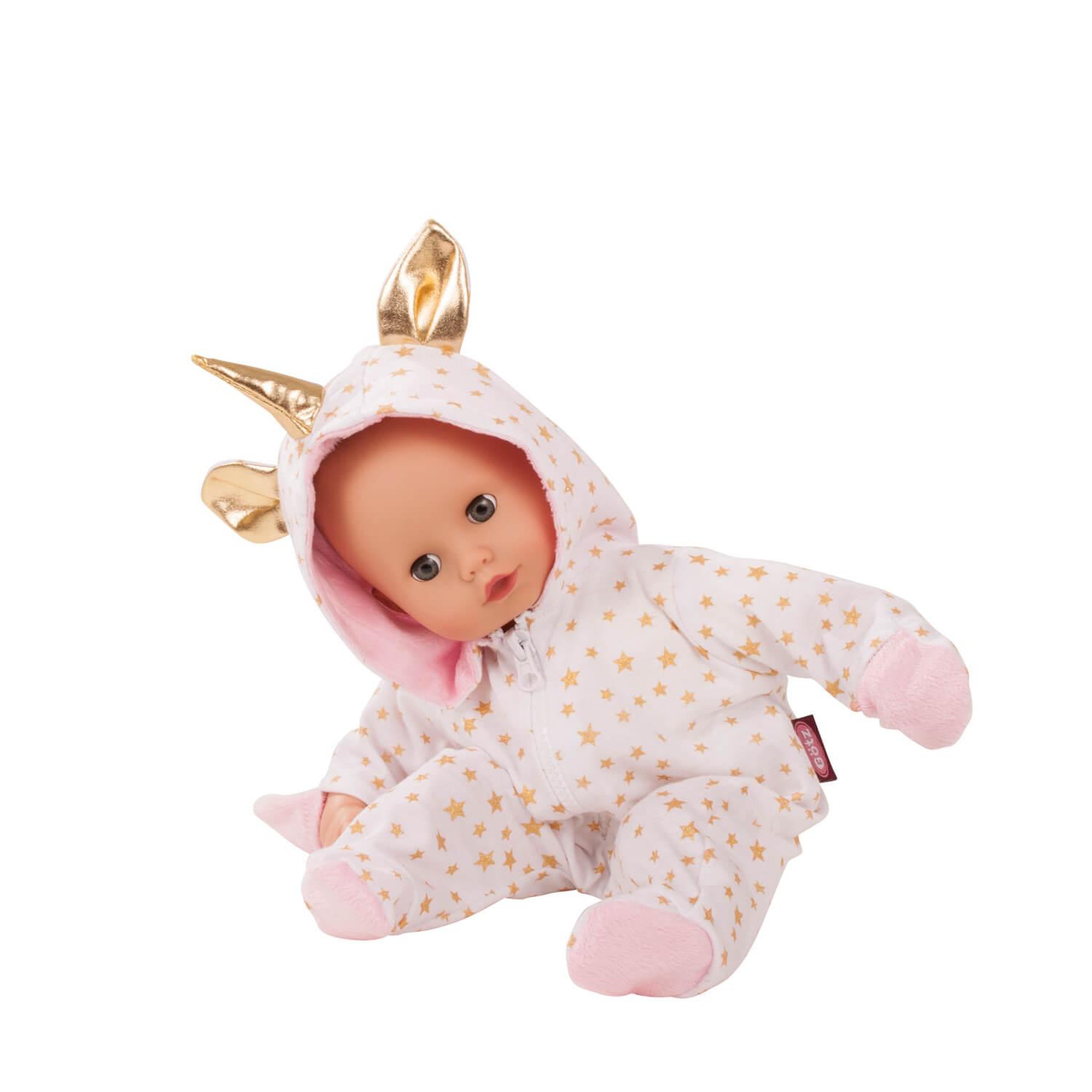 Voir la diapositive 2 : Gotz Vêtement pour poupée de 42 à 46 cm : Gigoteuse licorne
