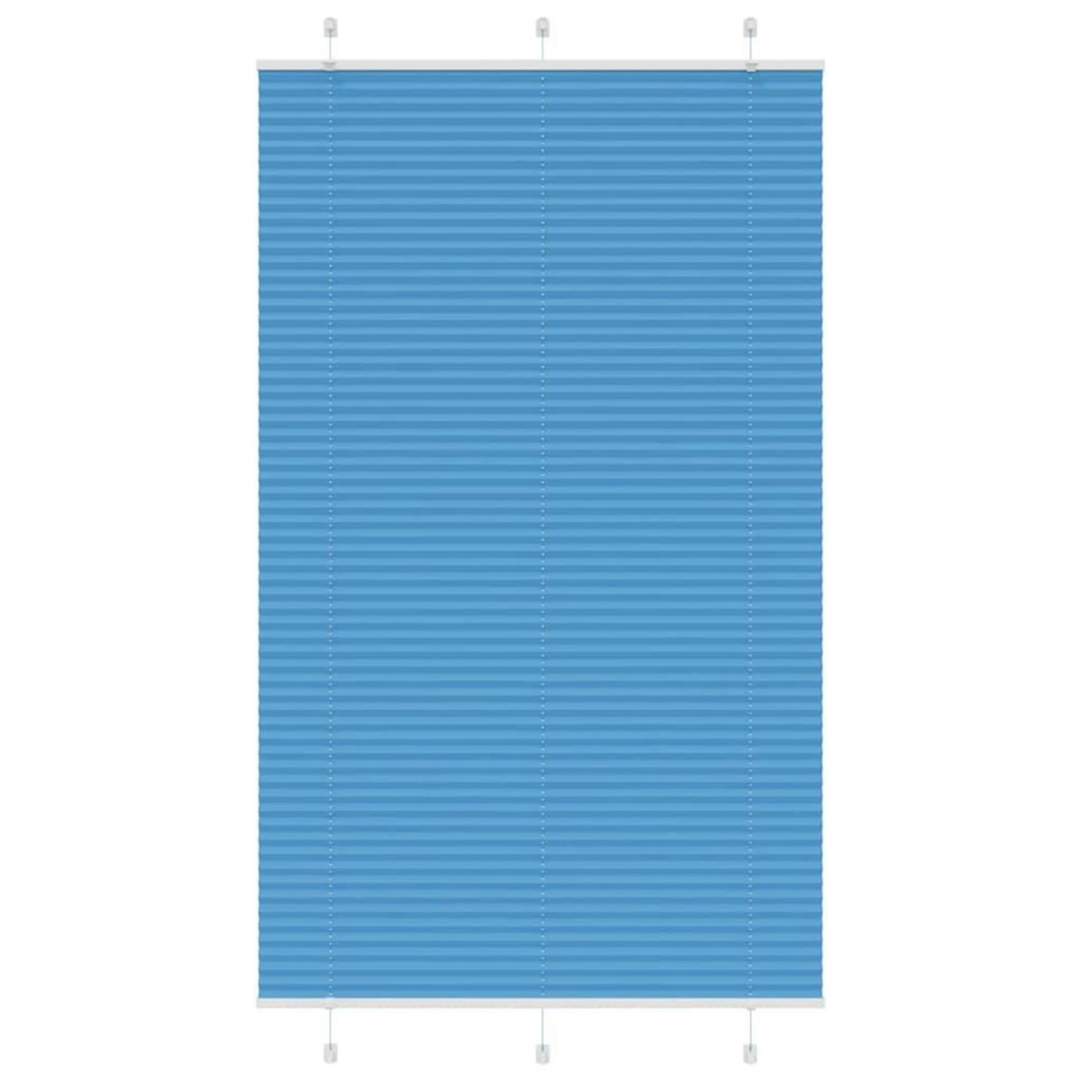 VIDAXL Store plisse bleu 120x200 cm largeur du tissu 119,4cm polyester