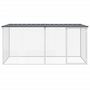 Voir la diapositive 3 : VIDAXL Poulailler avec toit anthracite 203x98x90 cm acier galvanise
