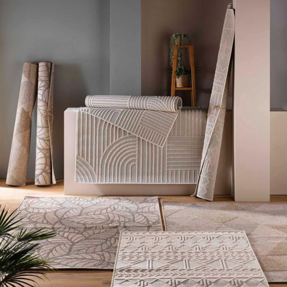 Paris Prix Tapis Déco Tissé  Vitalis  120x170cm Naturel