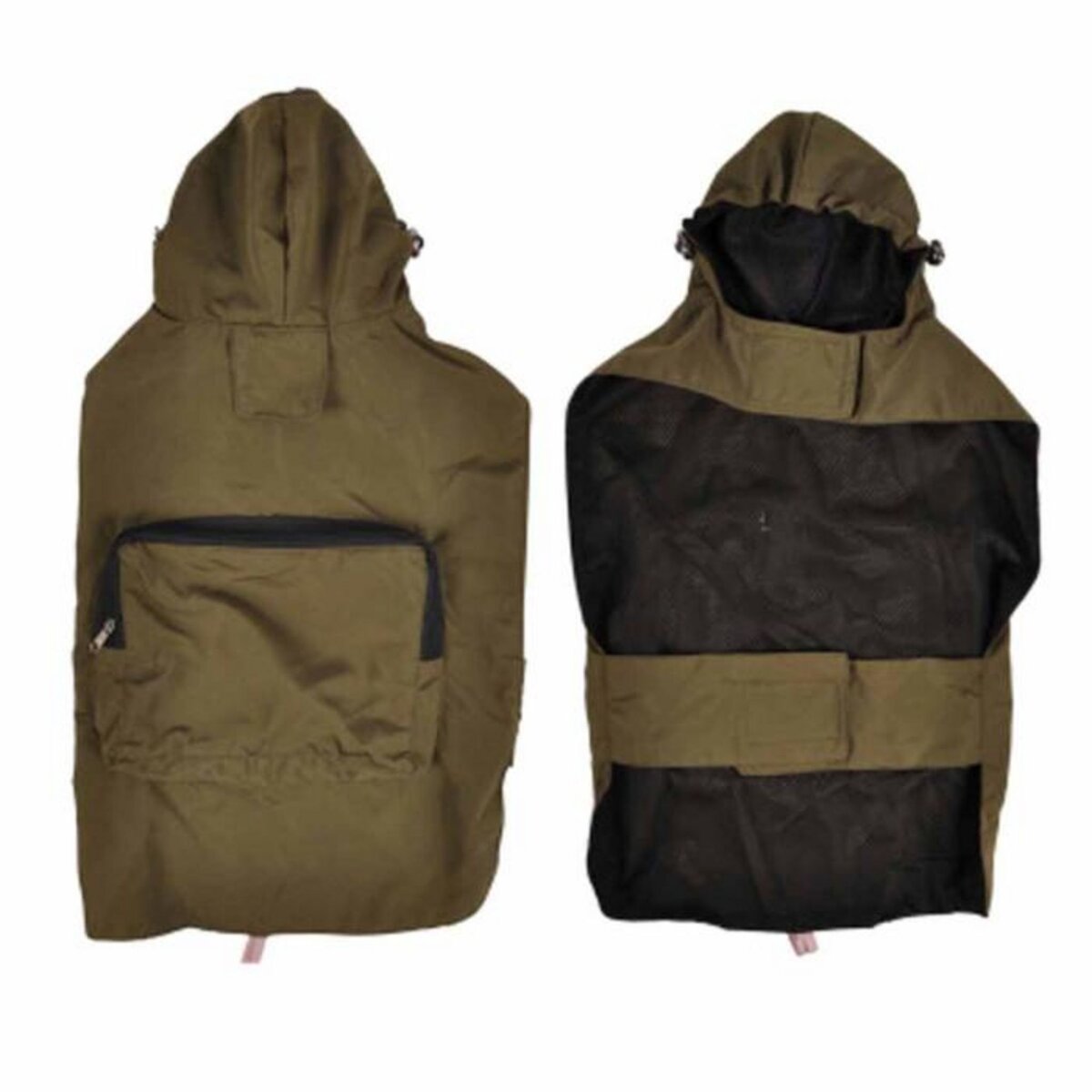 Paris Prix Imperméable pour Chien  Capuche & Poche  50cm Kaki