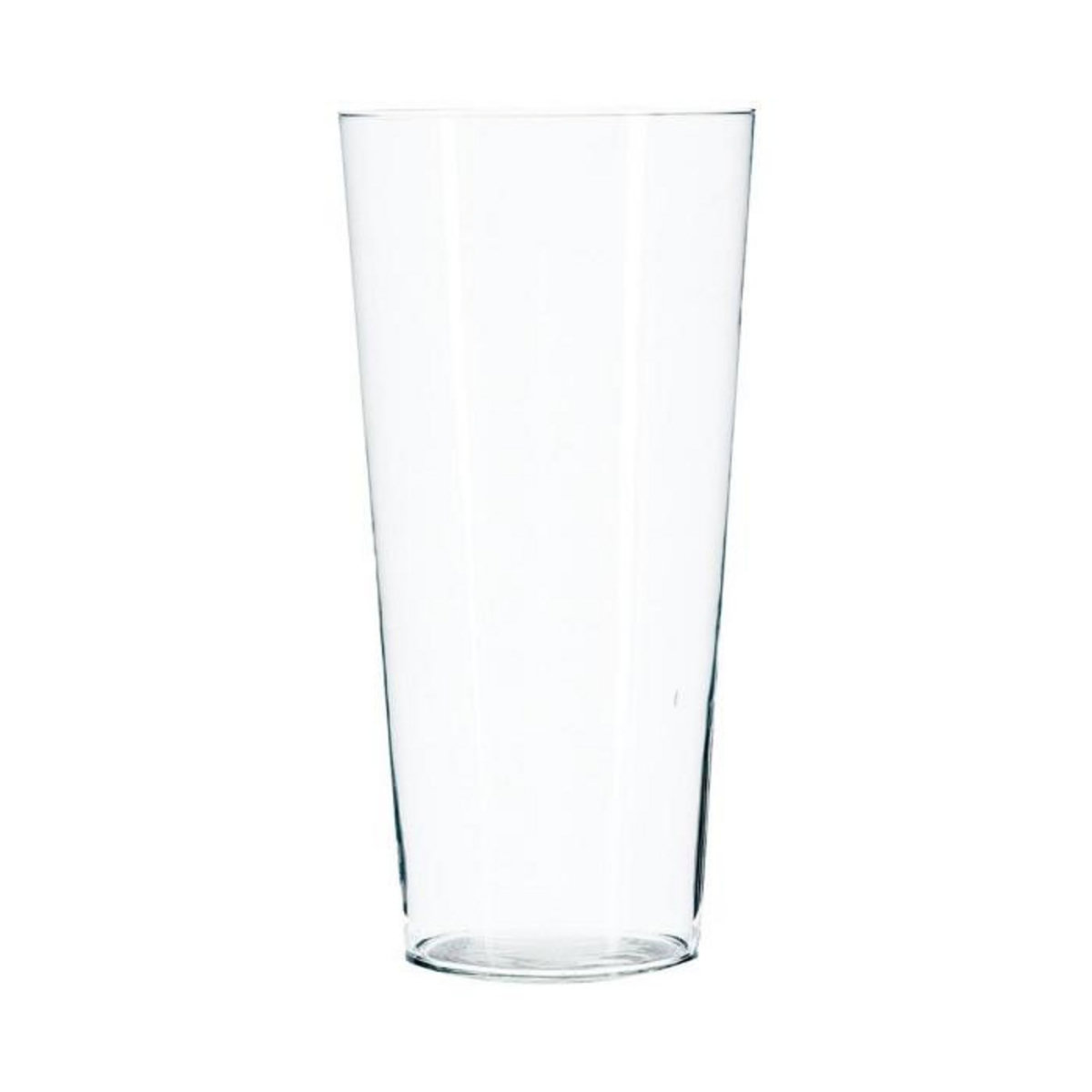 ATMOSPHERA Vase en Verre  Conique  30cm Transparent