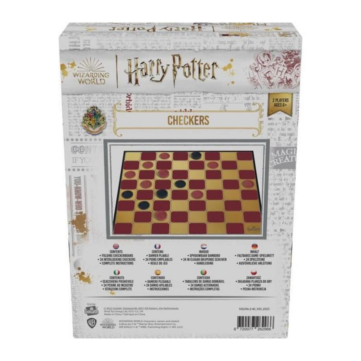 GOLIATH Jeu de société - GOLIATH - Checkers Harry Potter