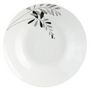 Voir la diapositive 2 : SECRET DE GOURMET Service de Table 18 Pièces  Floral  27cm Blanc
