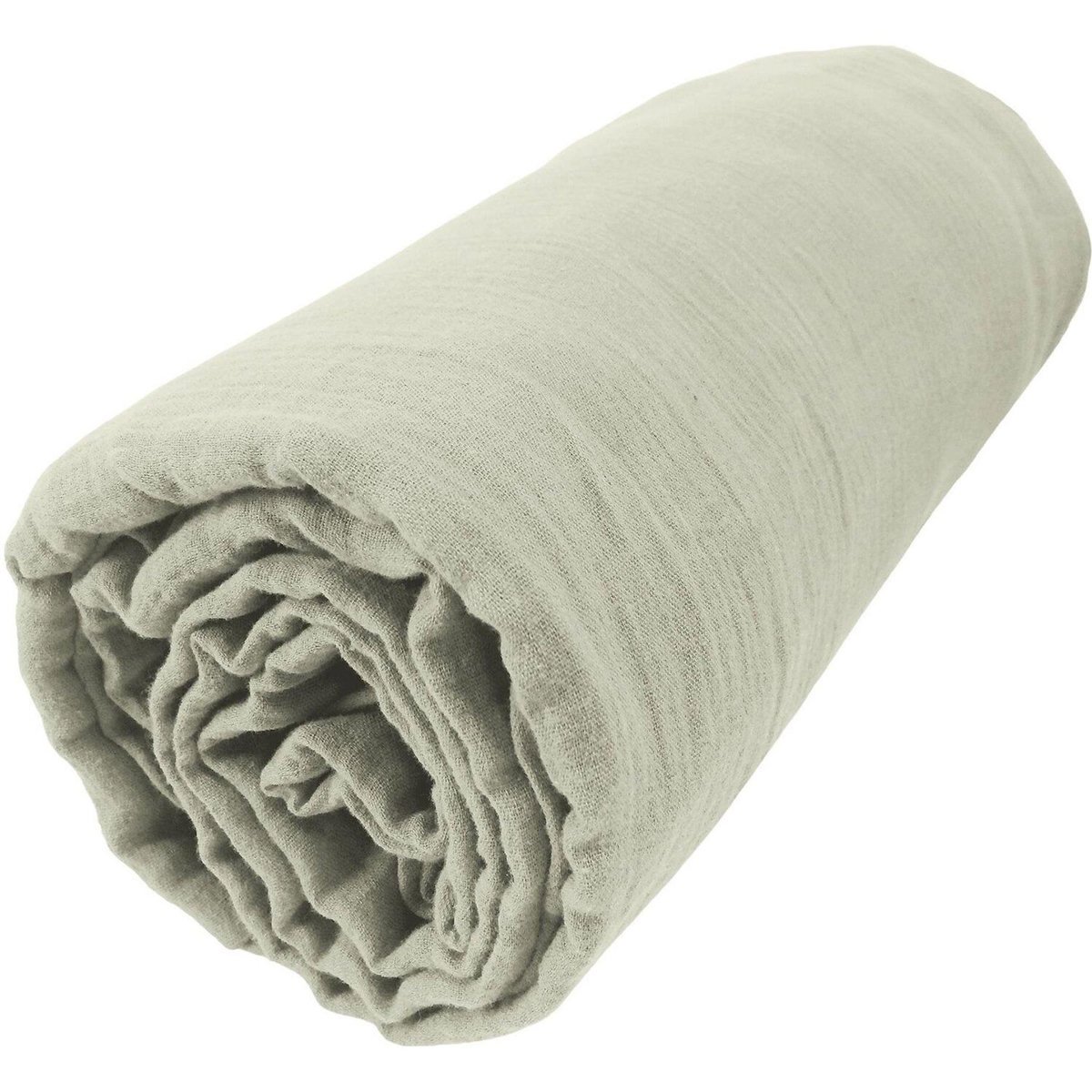 Home collection Drap housse 100% gaze de coton