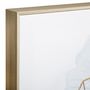 Voir la diapositive 2 : ATMOSPHERA Toile Imprimée Murale  Ginkgo  58x58cm Bleu