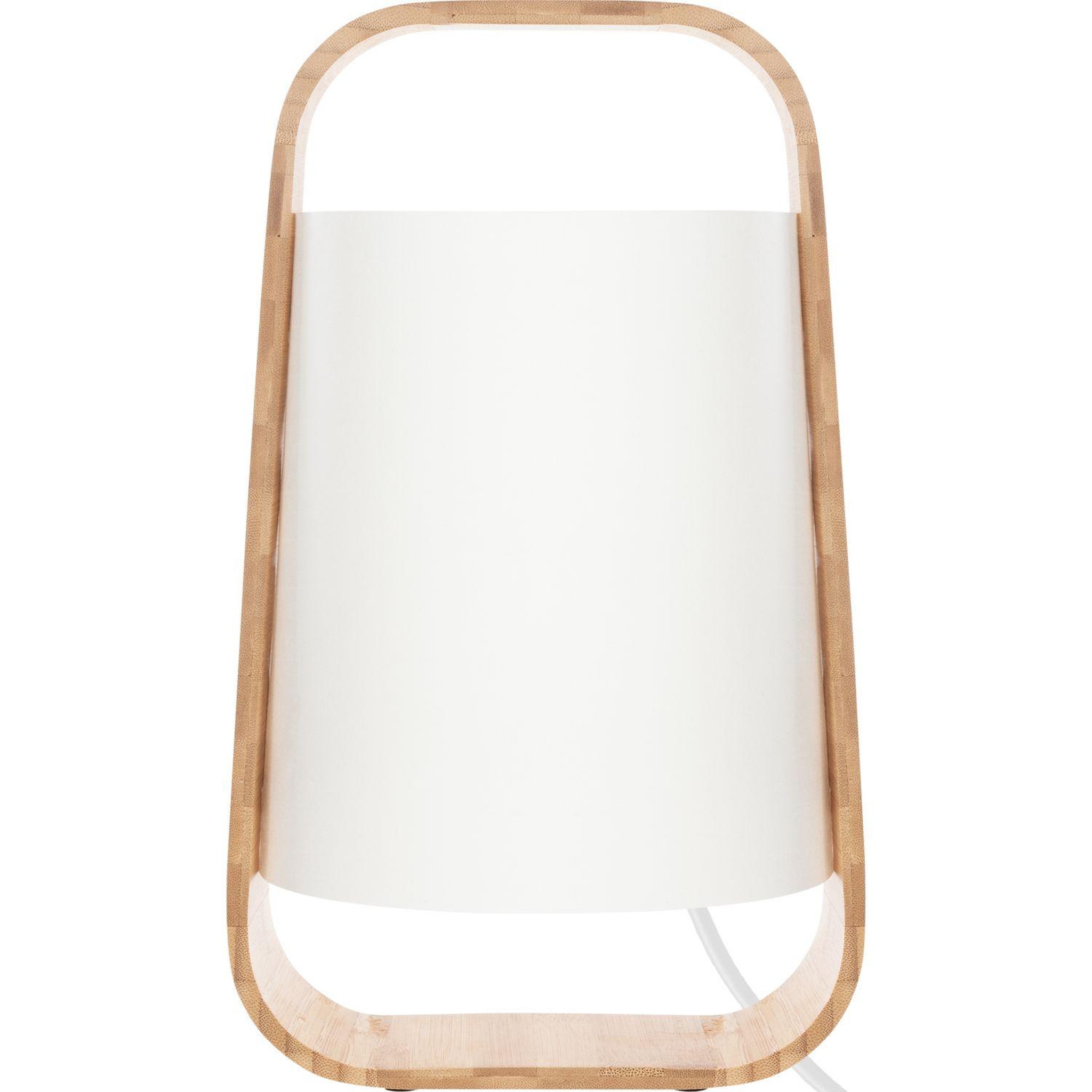 Voir la diapositive 2 : ATMOSPHERA Lampe en bambou life - h. 35 cm - blanc