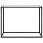 Voir la diapositive 2 : VIDAXL Table console Blanc 100x35x75 cm Verre trempe