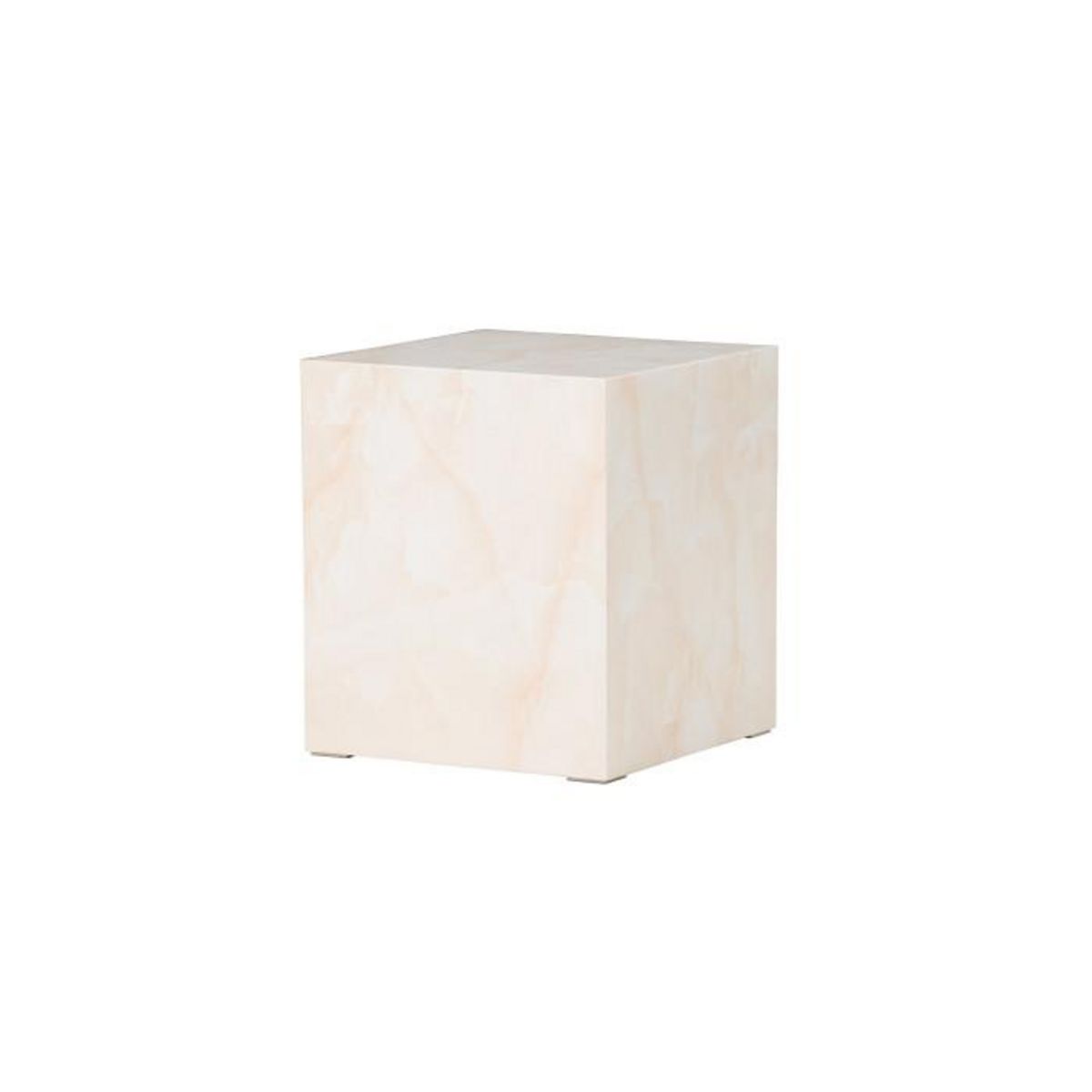 Paris Prix Table d'Appoint Design  York  45cm Jaune Clair