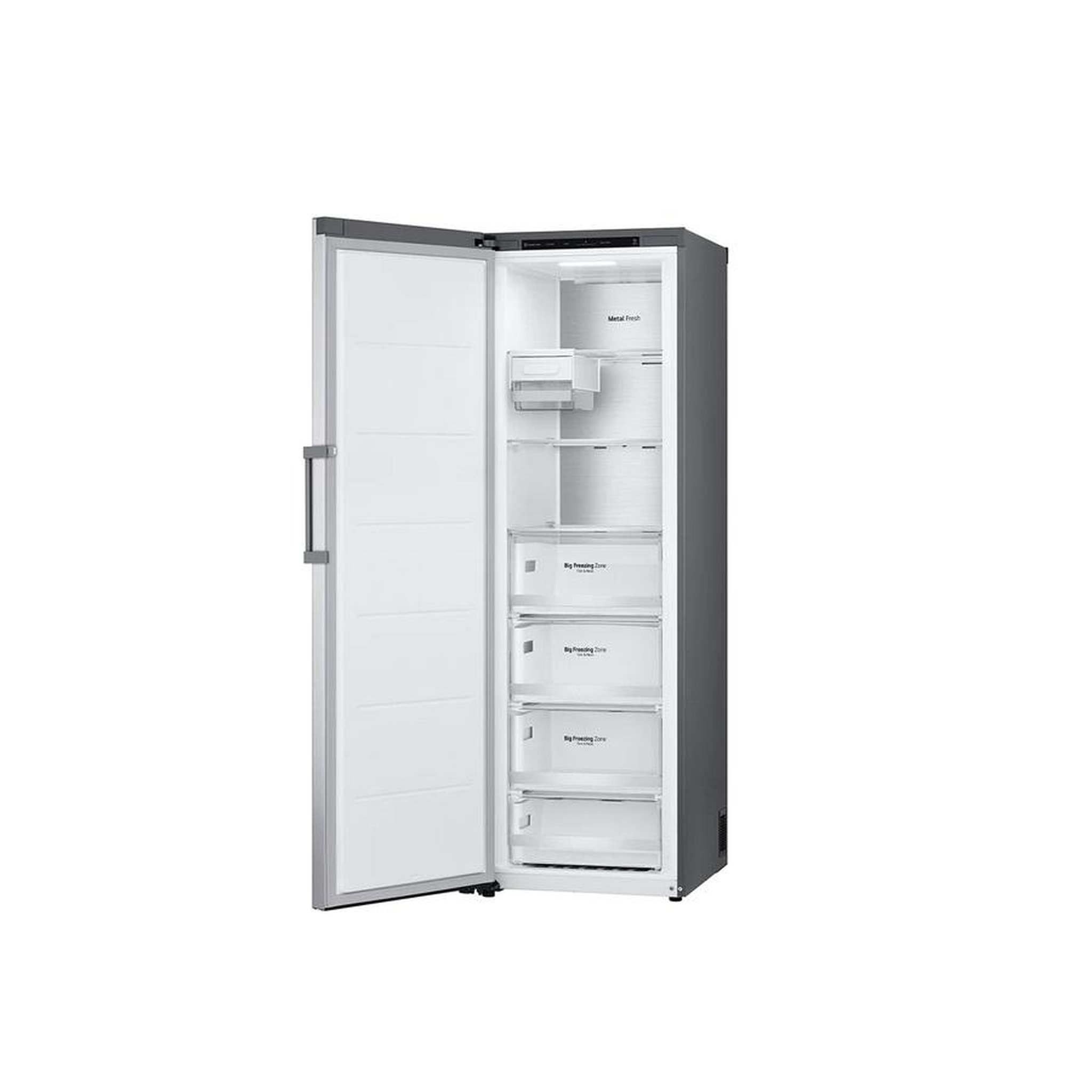 Voir la diapositive 4 : LG Congélateur armoire 60cm 324l silver - gft61pzcse