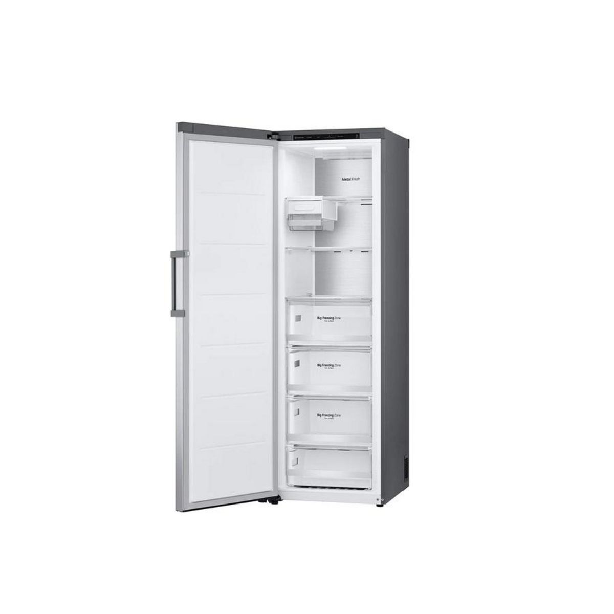 LG Congélateur armoire 60cm 324l silver - GFT61PZCSE