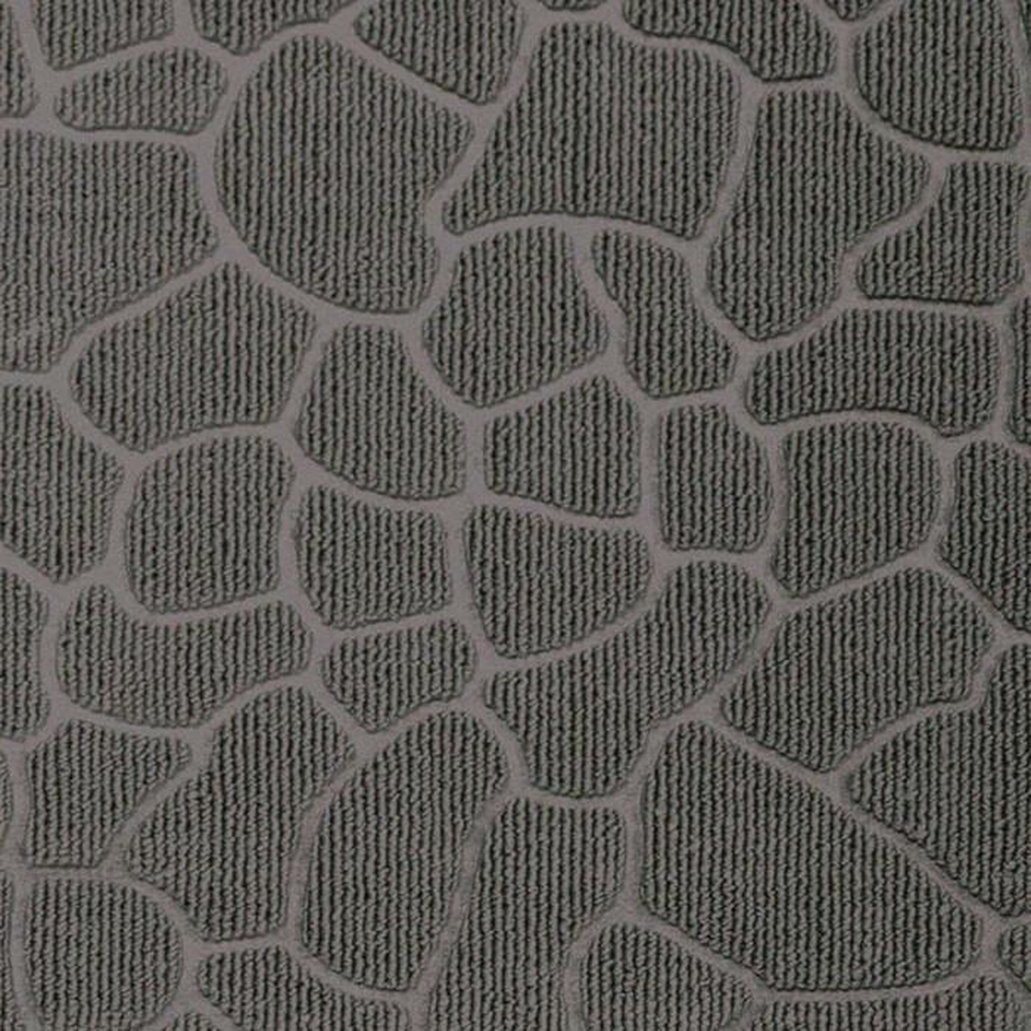 Voir la diapositive 2 : Paris Prix Tapis d'Entrée  Galets  45x75cm Gris