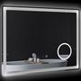 Voir la diapositive 1 : KLEANKIN Miroir lumineux LED salle de bain dim. 80L x 60H cm anti-buée grossissant x3 réglable fonction mémoire