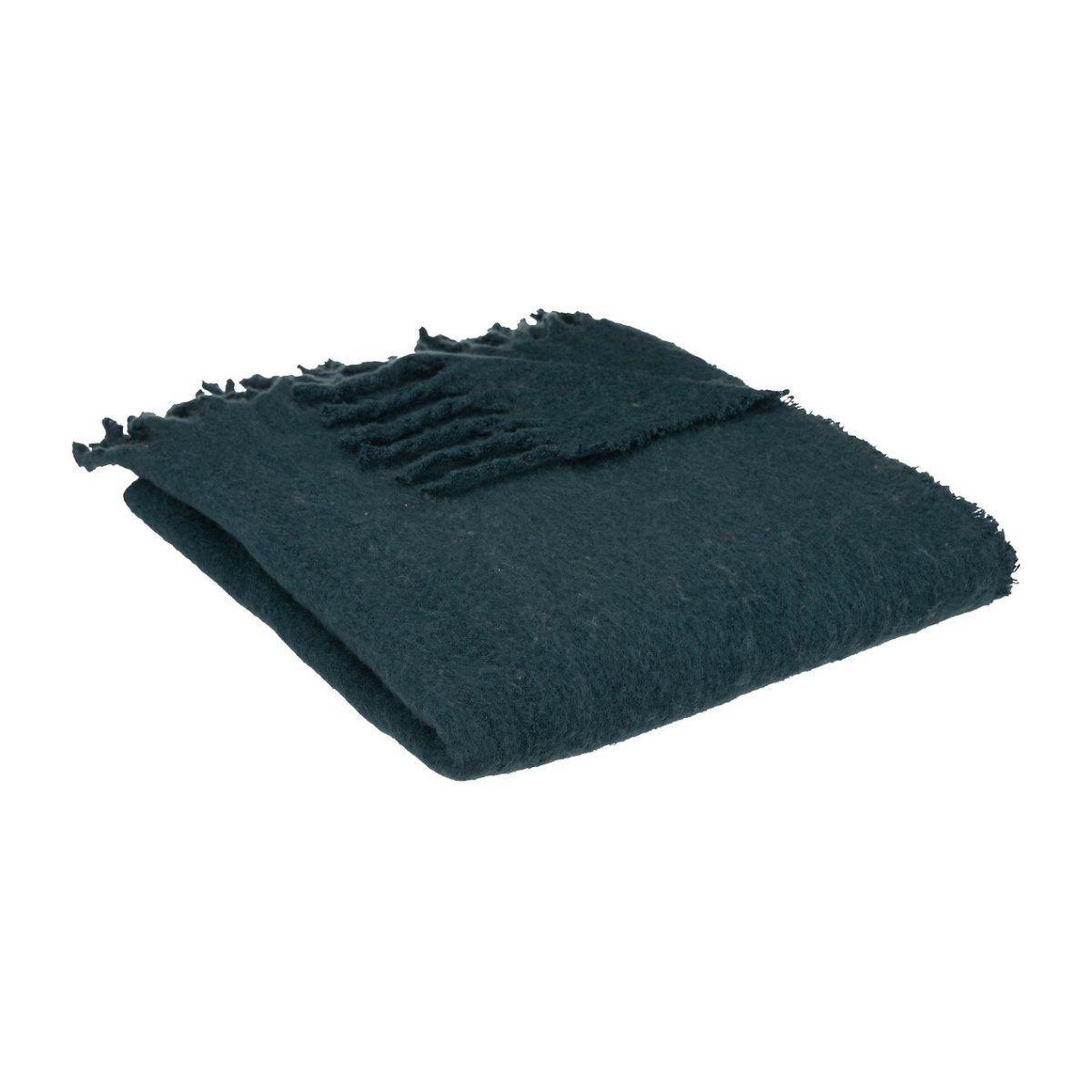 ATMOSPHERA Plaid mohair  kodi  130x180cm bleu