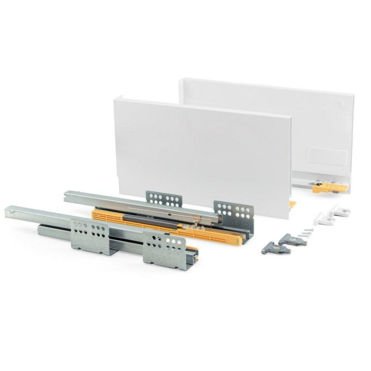 EMUCA SRL Kit de tiroir Concept hauteur 185 mm et profondeur 350 mm finition blanc