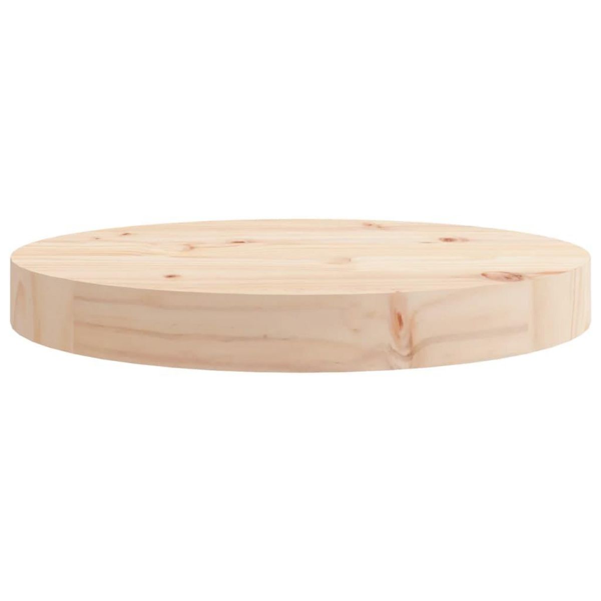 VIDAXL Dessus de table rond Ø30x3 cm bois de pin massif