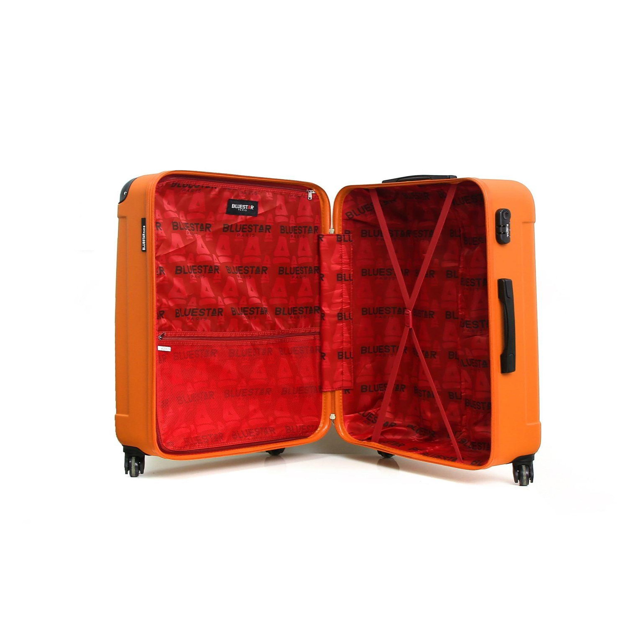 BLUESTAR BLUESTAR - Valise Cabine MADRID 55 cm 4 Roues. Coloris disponibles : Beige, Gris