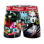 Voir la diapositive 5 : FREEGUN Lot de 3 boxers homme Pop Art Mona Lisa