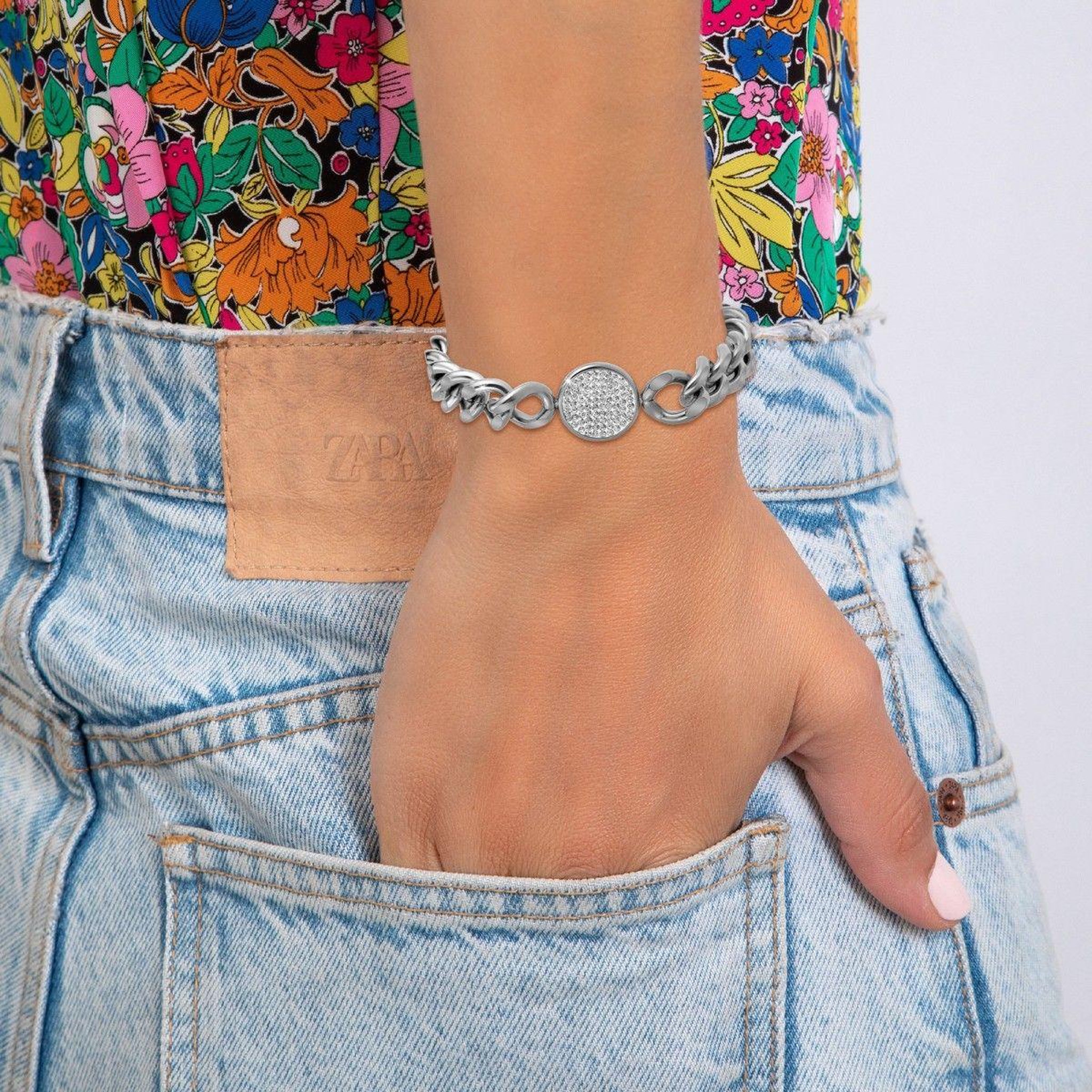 Voir la diapositive 2 : SC CRYSTAL Bracelet par SC Crystal orné de Cristaux scintillants