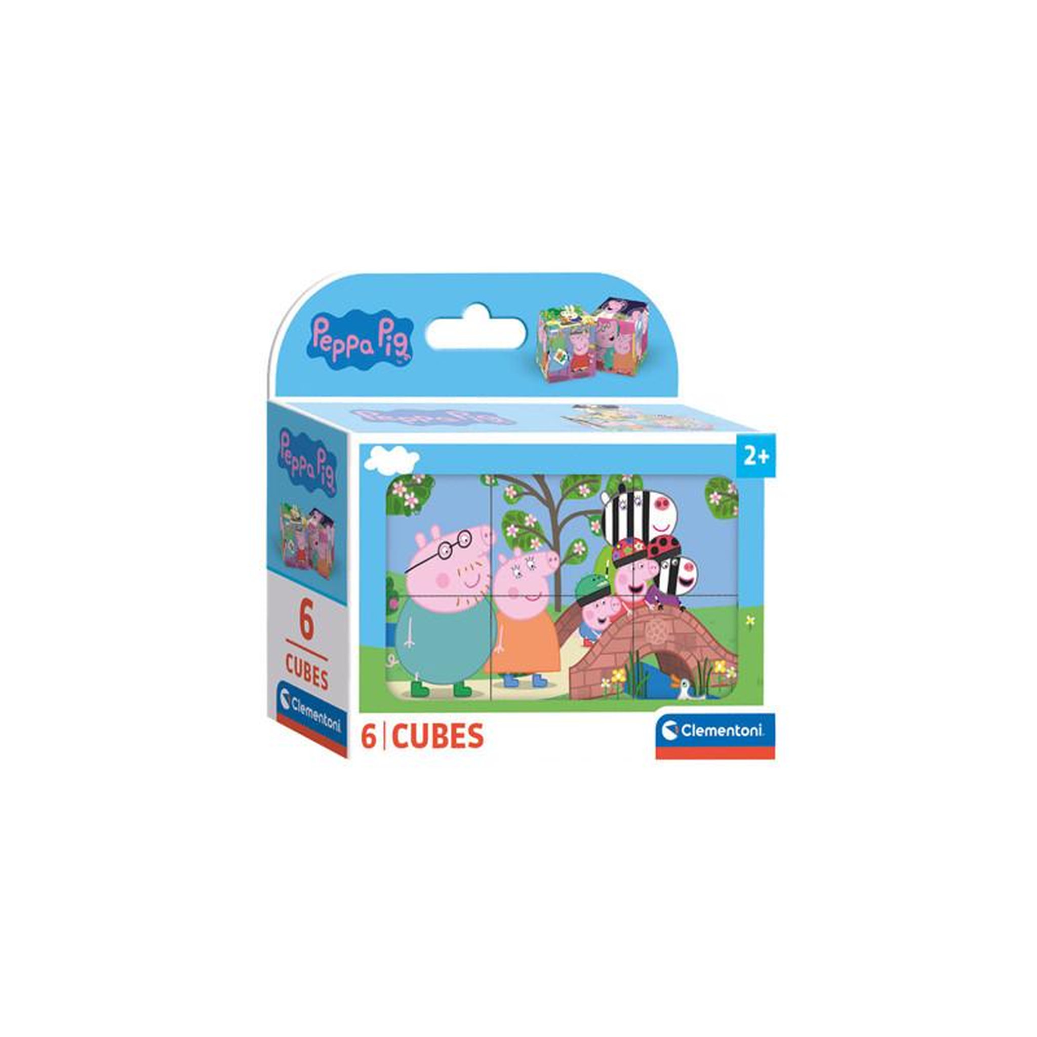 CLEMENTONI Clementoni Block Puzzle Peppa Pig, 6 pcs. 40659