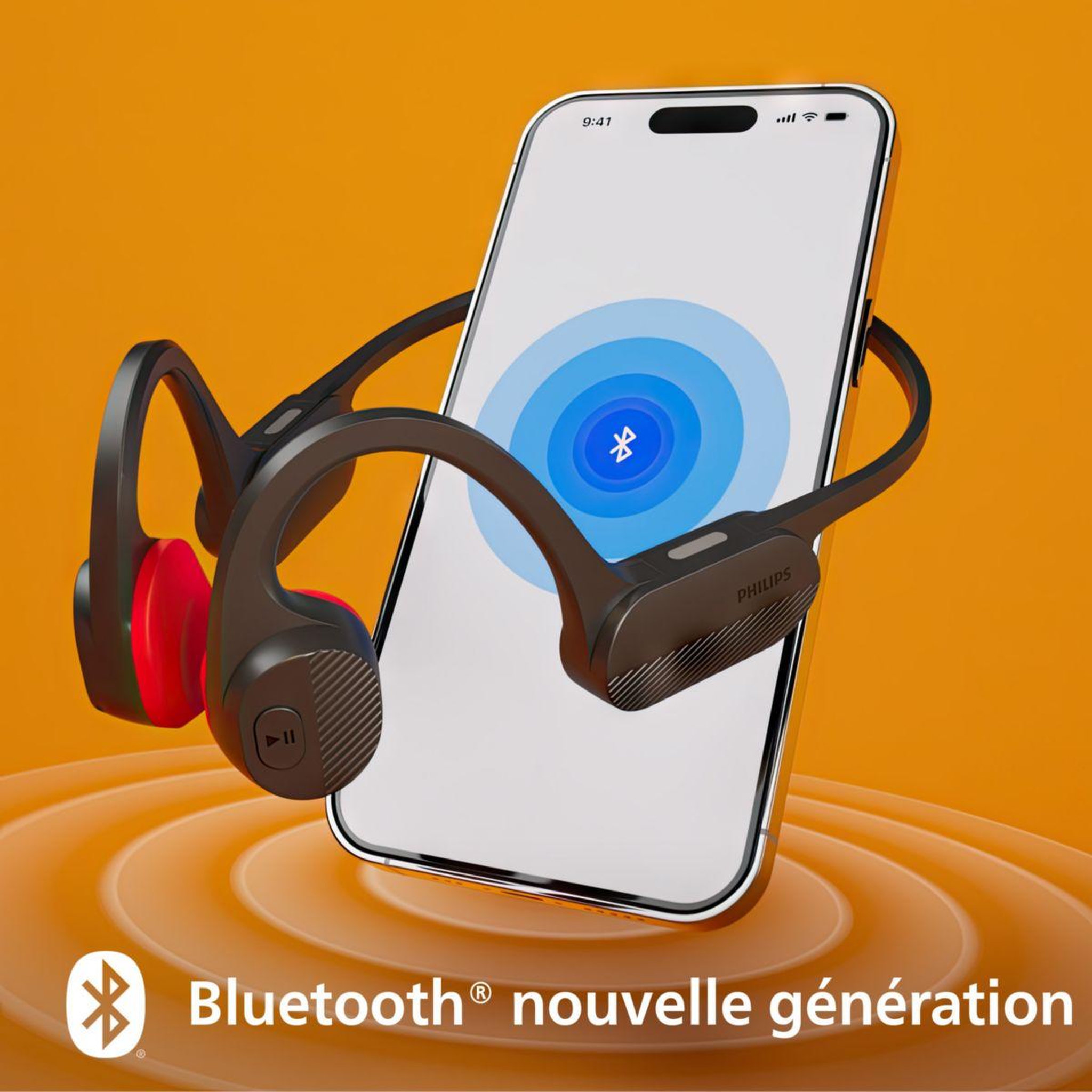 Voir la diapositive 4 : Philips Casque TAA5608BK Noir
