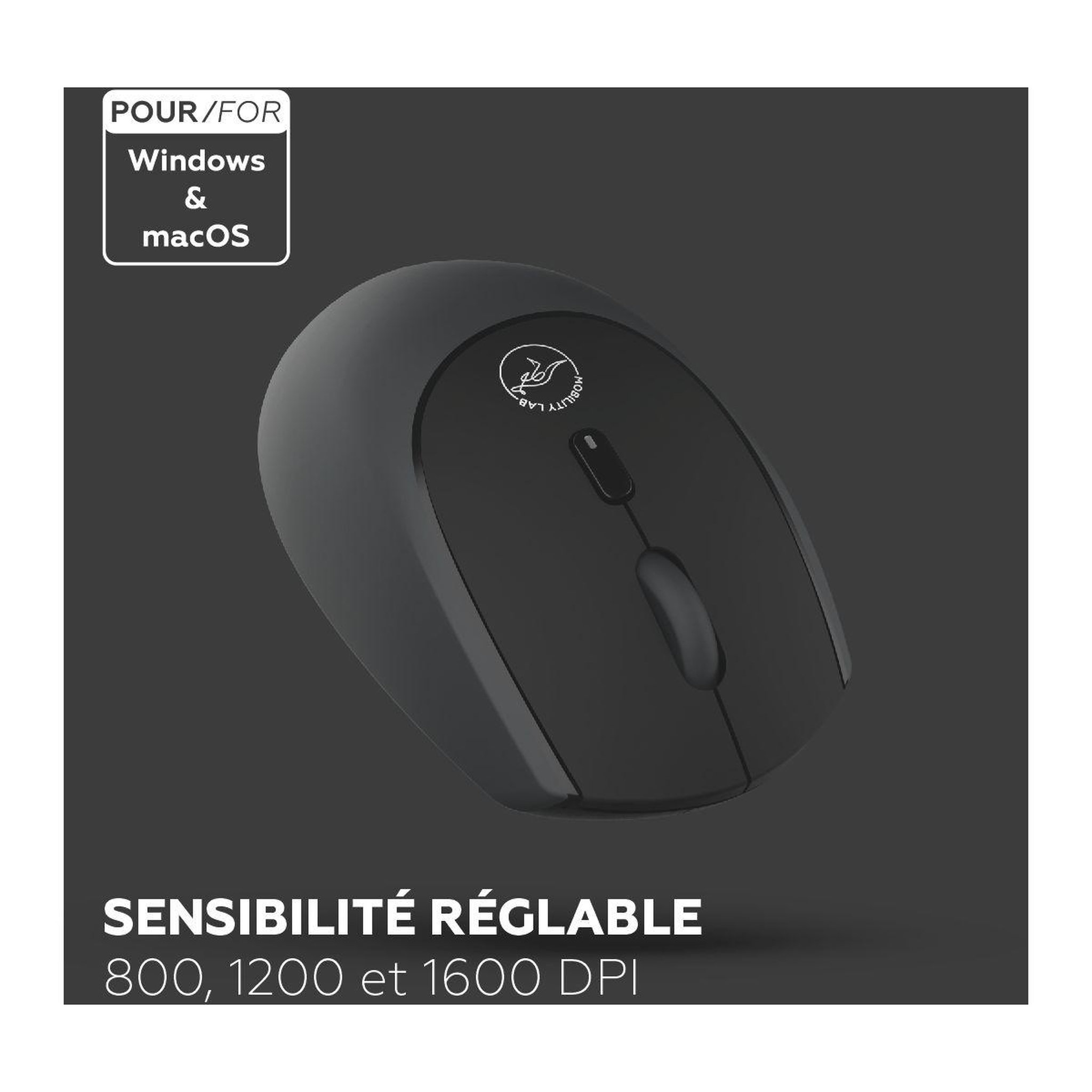 Voir la diapositive 4 : Mobility Lab Souris Pop Gum