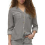 Voir la diapositive 1 : Vero Moda Chemise Chocolat/Blanc Femme Vero Moda Bumpy