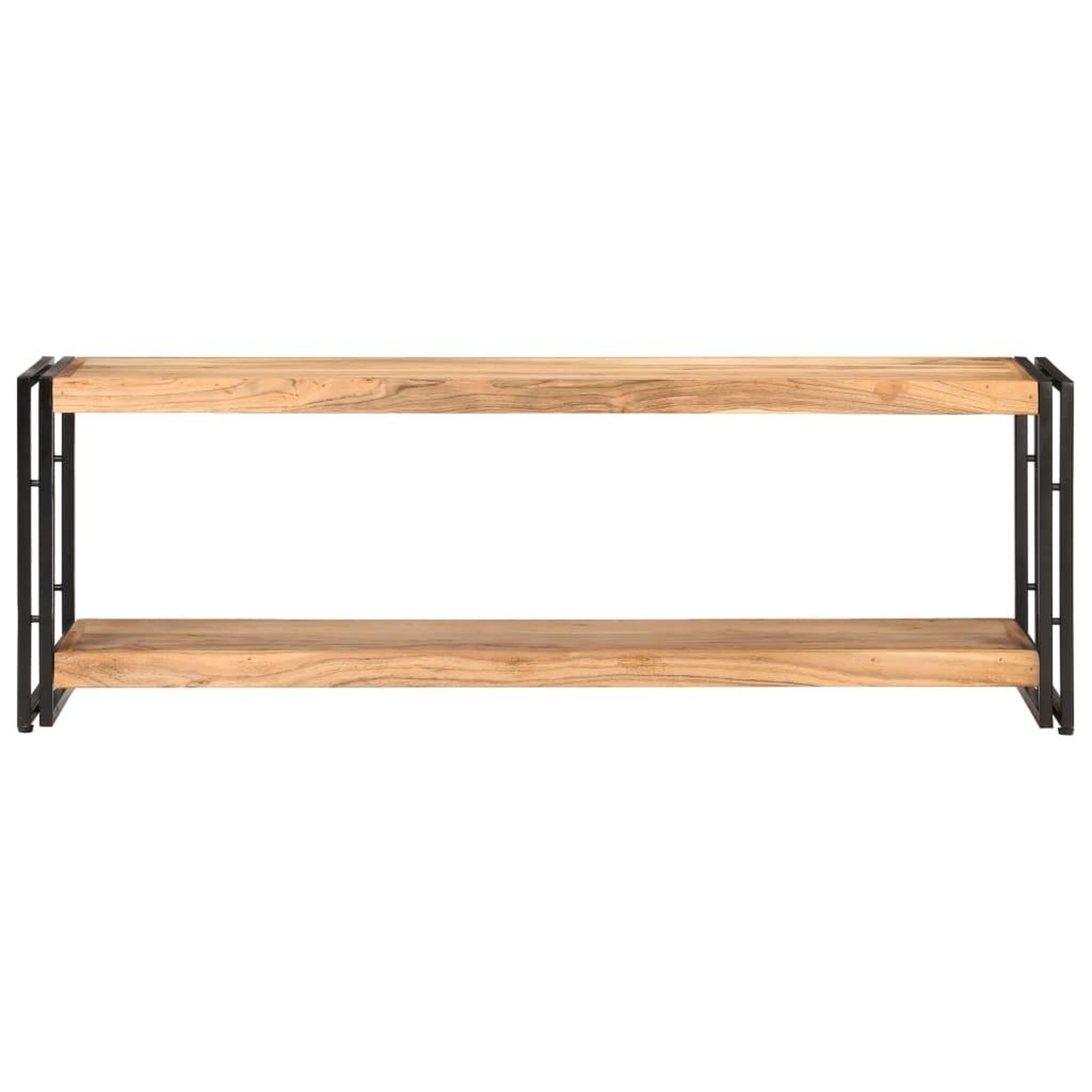 Voir la diapositive 2 : VIDAXL Meuble TV 120x30x40 cm Bois d'acacia massif