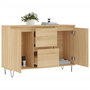 Voir la diapositive 4 : VIDAXL Buffet chene sonoma 104x35x70 cm bois d'ingenierie