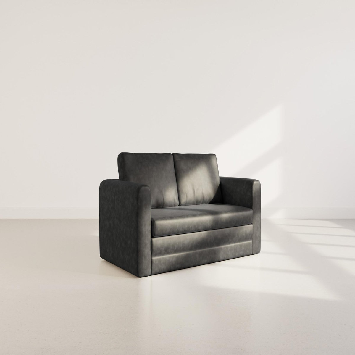 BEST MOBILIER Marilia - canapé 2 places convertible déplimousse en simili