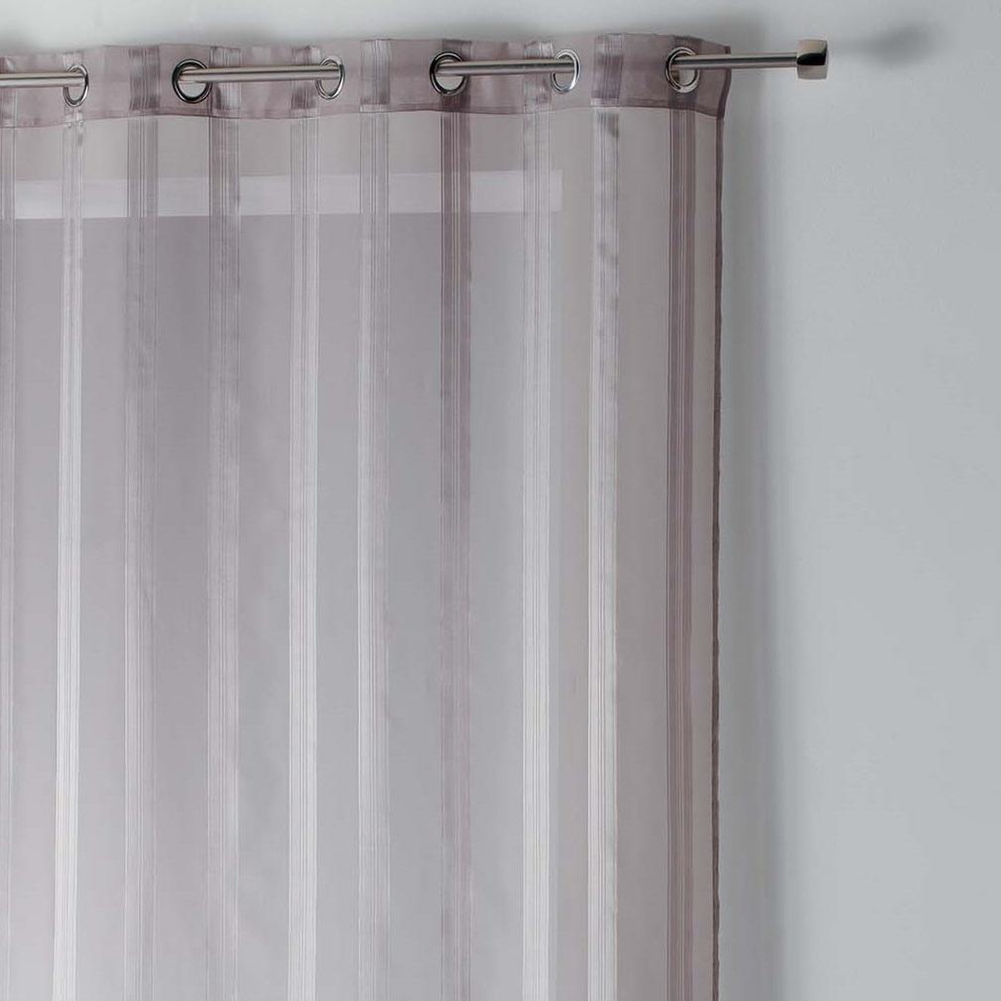 Voir la diapositive 3 : Eden Voilage a rayures bandas design et moderne