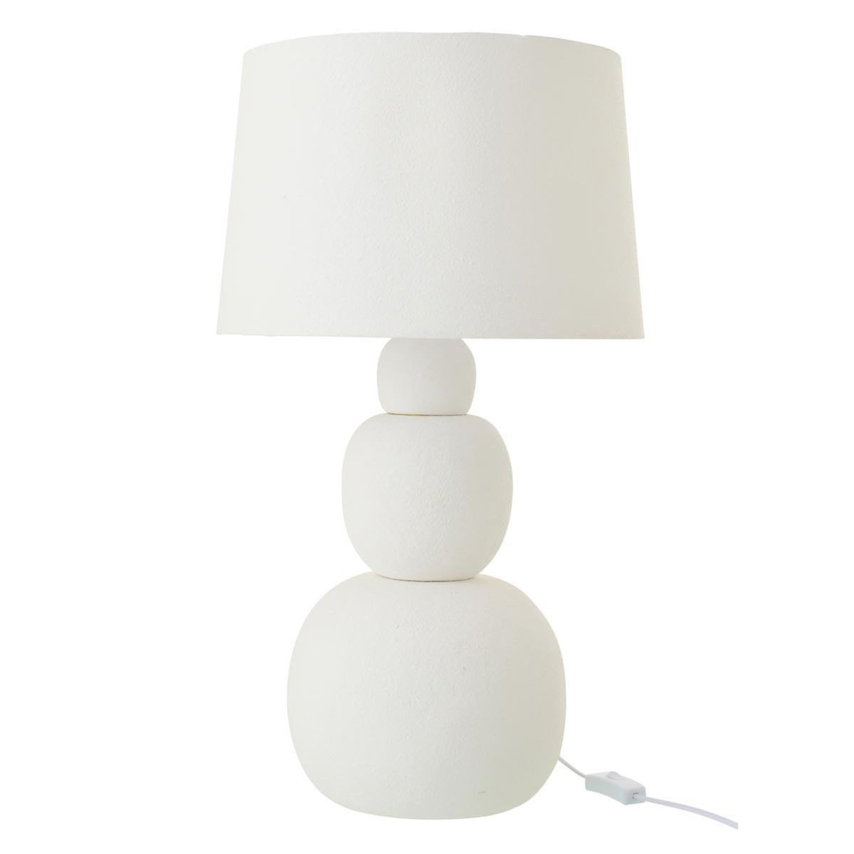 Paris Prix Lampe à Poser en Céramique  Renee  67cm Blanc