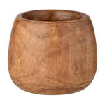 Paris Prix Cache-Pot Déco  Wood Paulownia  27cm Marron