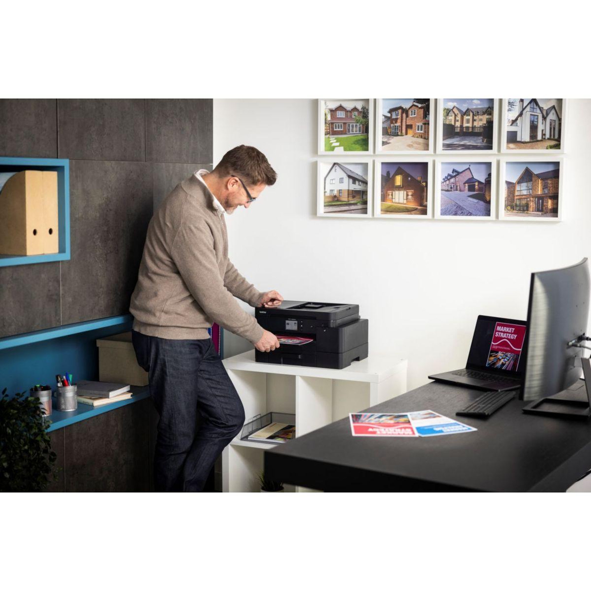 Voir la diapositive 3 : Brother Imprimante jet d'encre mfc-j4550dw
