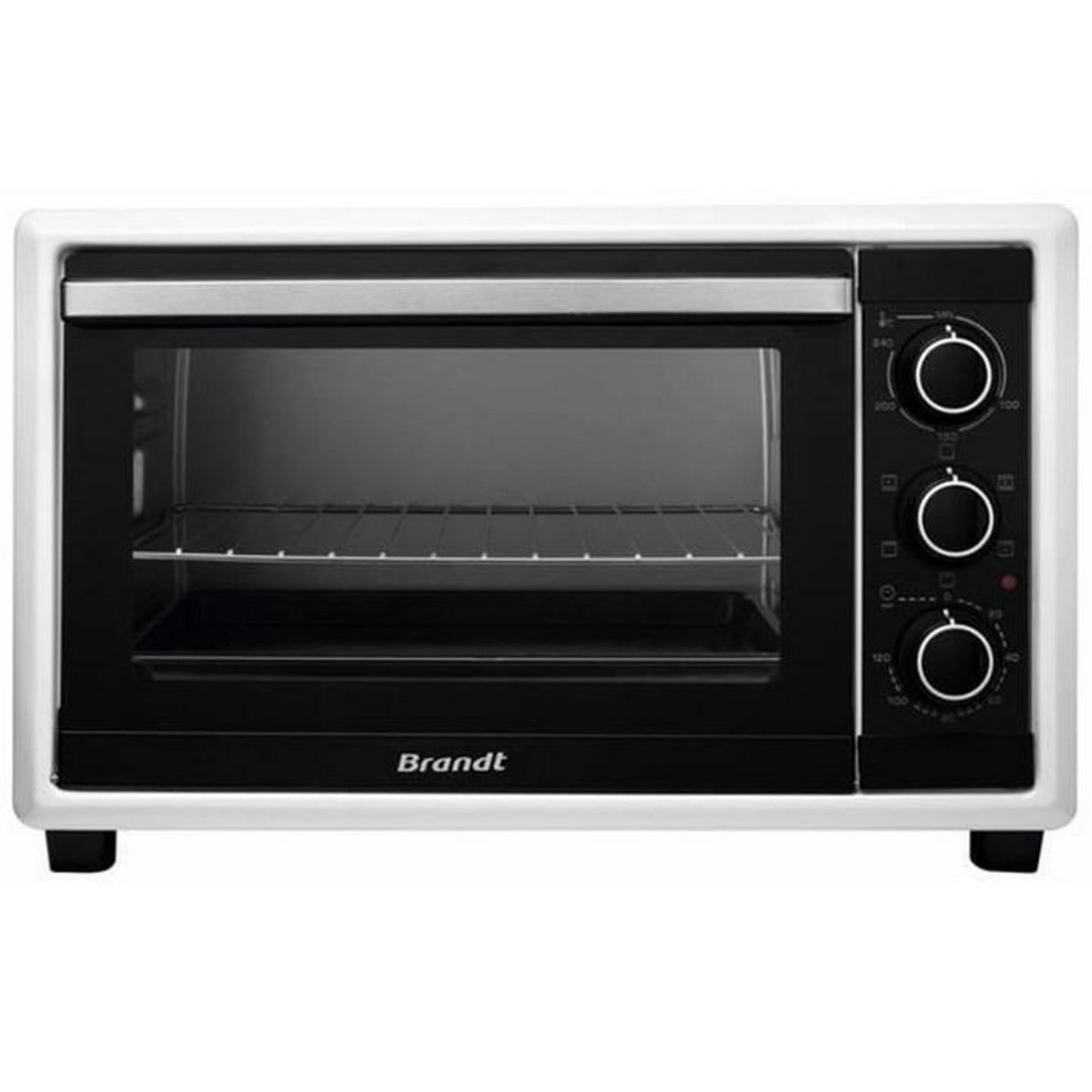 BRANDT Mini four multifonctions 26l 1500w blanc - fc26muw