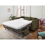 Voir la diapositive 3 : LISA DESIGN Owen - canapé 3 places convertible express couchage quotidien 140 cm matelas 12 cm en velours côtelé