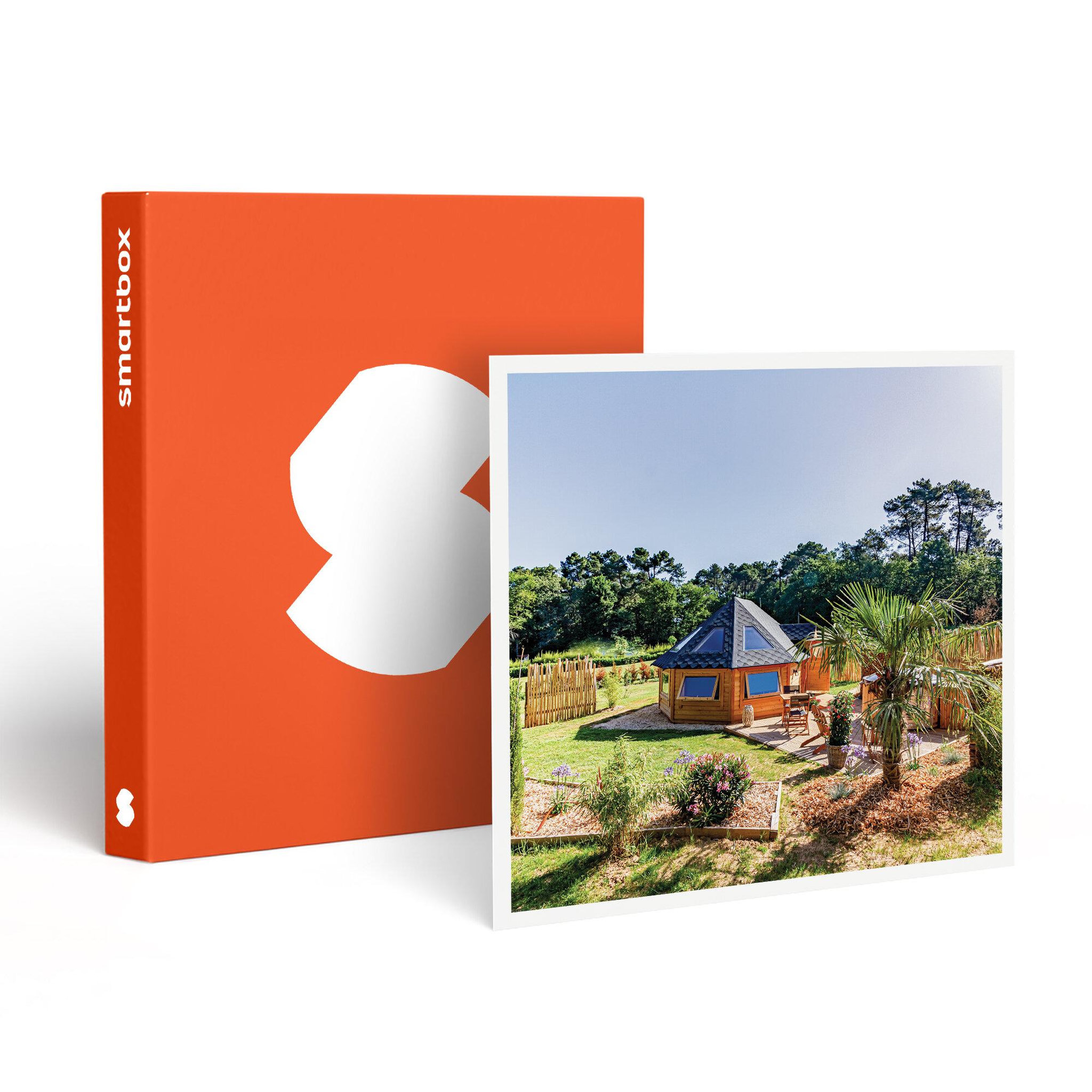 Smartbox 2 jours en cabane avec bain bouillonnant près de bergerac - coffret cadeau séjour