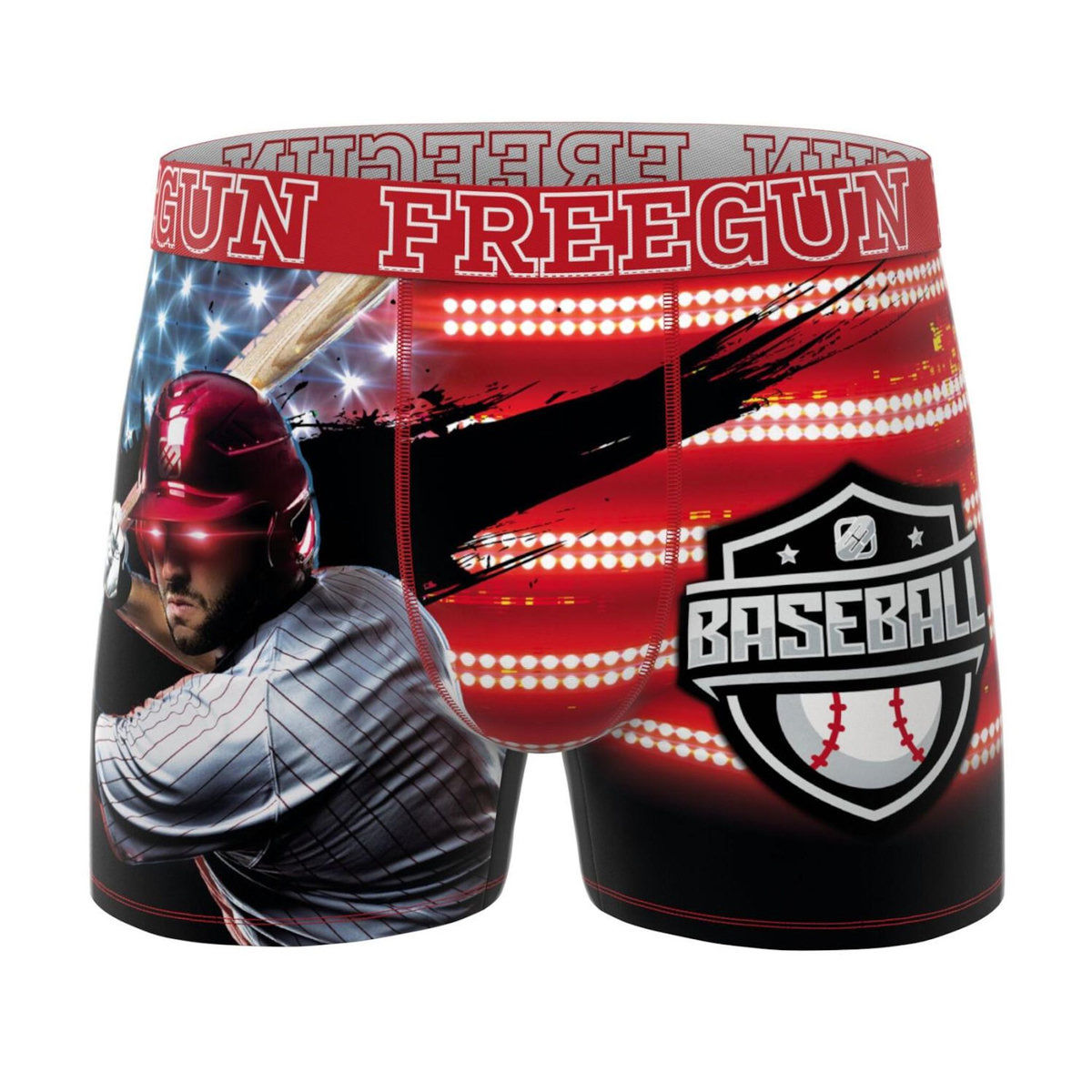 FREEGUN Lot de 3 boxers homme This is America