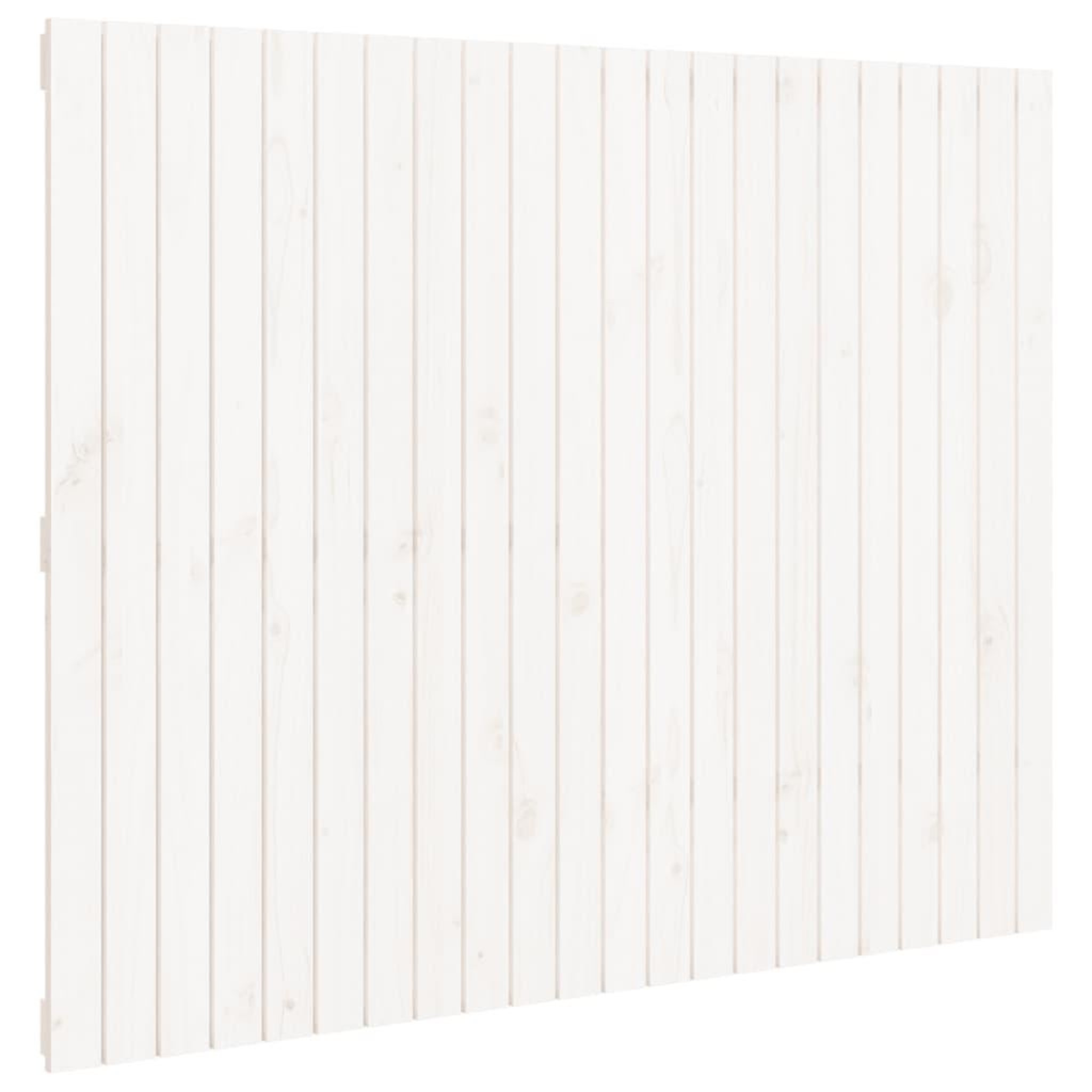 Voir la diapositive 2 : VIDAXL Tete de lit murale Blanc 140x3x110 cm Bois massif de pin