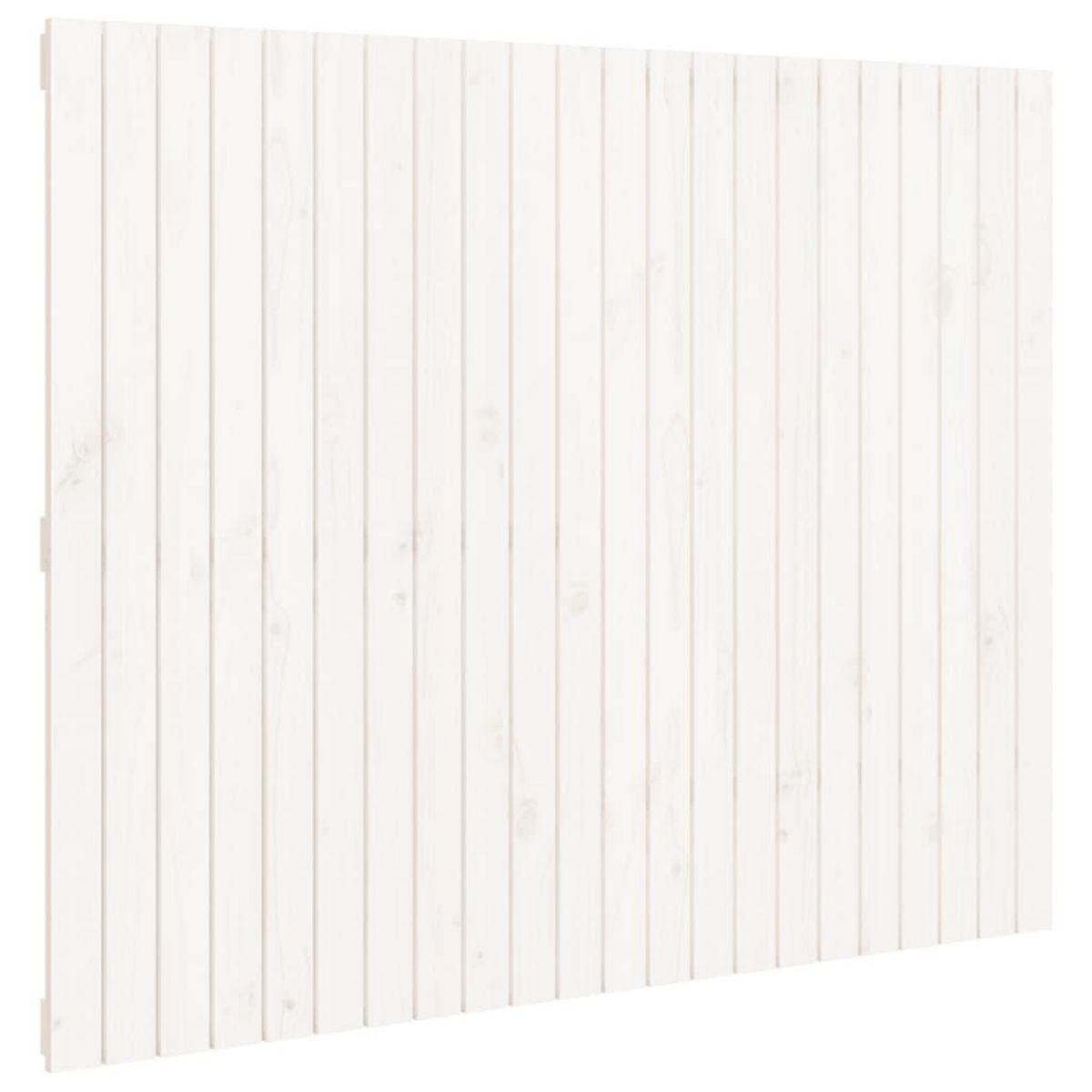 VIDAXL Tete de lit murale Blanc 140x3x110 cm Bois massif de pin